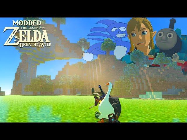 Breath of the Wild but you're a goose in Minecraft [ft. JP]