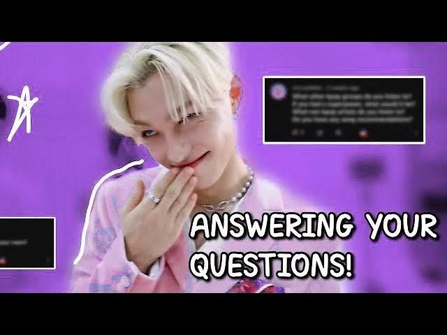 My very first Q&A ! | Skzooverse