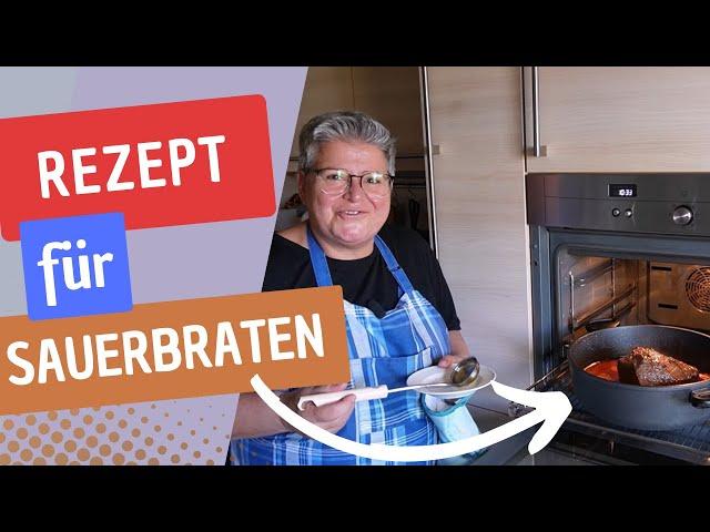 Sauerbraten in Ruhe mit Muddi zubereiten