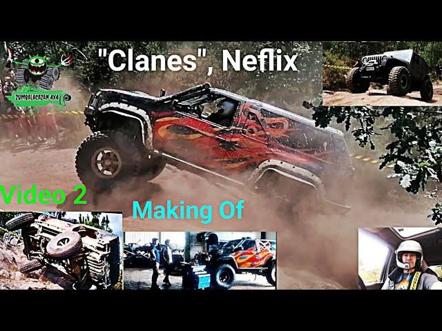 "Clanes", Neflix, Video 2 Making Of 360° y Go Pro, Murciélago On Board #4x4 #clanes #neflix