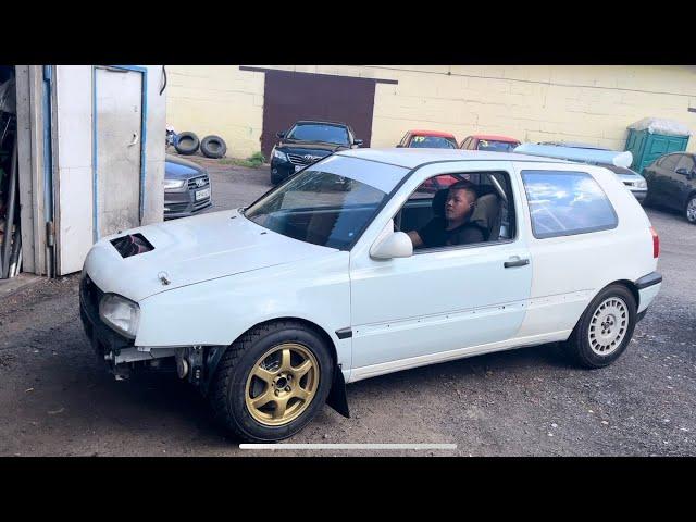 Спустя 7 лет он снова ожил  VW Golf 3 group A rally car build