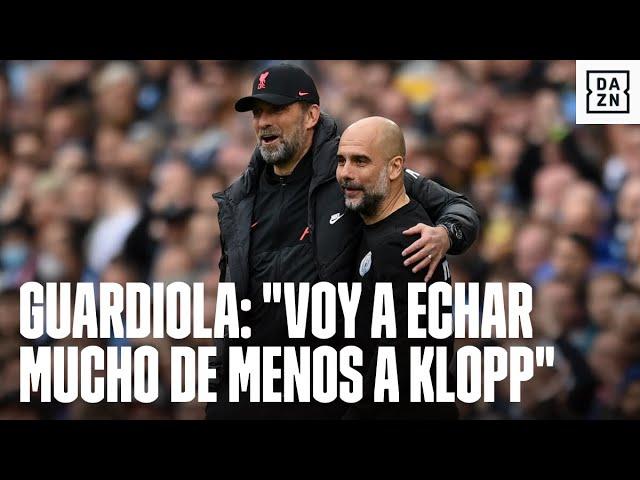 Guardiola y sus preciosas palabras en el adiós de Jürgen Klopp al Liverpool #PremierLeagueDAZN