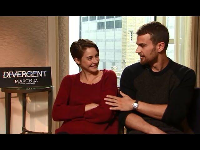 Shailene Woodley and Theo James talk 'Divergent' and stories of bravery and selfishness