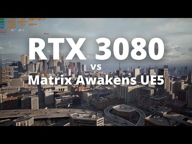 Matrix Awakens UE5 on PC- RTX 3080 12 GB Benchmarked | 4K | R9 5950X | 32GB RAM