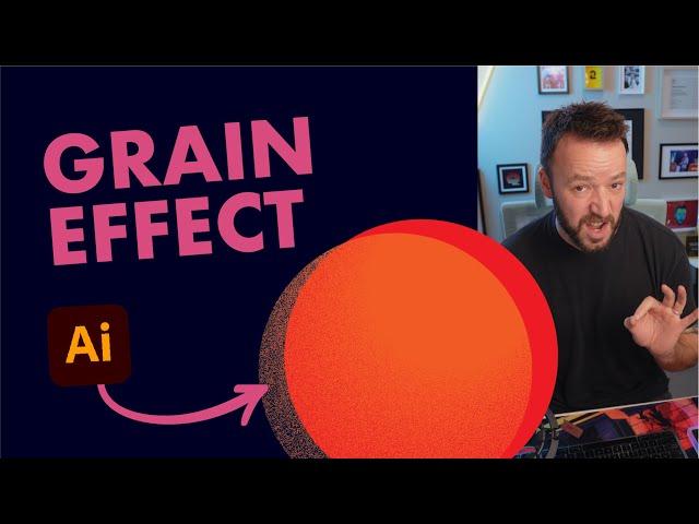 How to add a grain effect in Illustrator