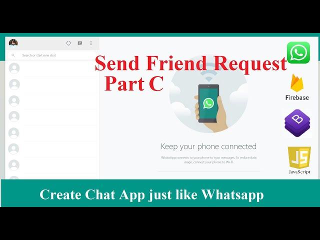 Send Friend Request | Firebase | Javascript | Chat App (URDU/HINDI) - Part 21(C)