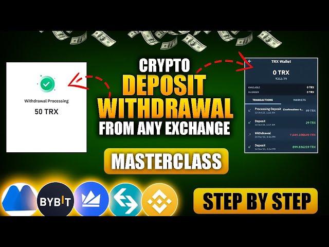 Crypto Masterclass | Crypto Deposit Withdrawal From Any Exchange | Cryptocurrency