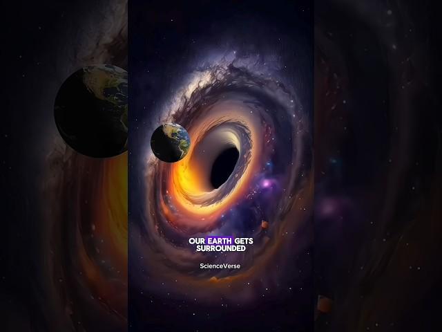 What will happen if our Earth gets trapped inside a black hole? #space #science #spacefacts