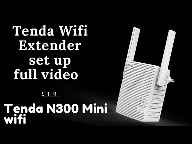 How to use Tenda N300 Mini wifi Range extender & set up installing full video