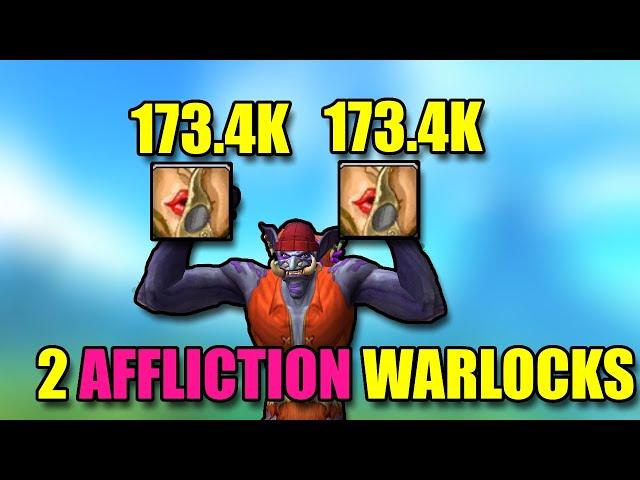 174K - 2 Unstable Afflictions Vs Dispell - 2x Affliction Warlock Vs Smartest Paladin In The World