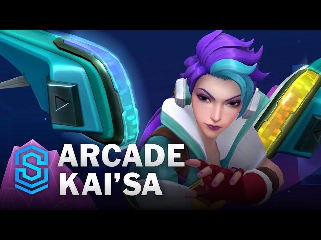 Arcade Kai'Sa Wild Rift Skin Spotlight