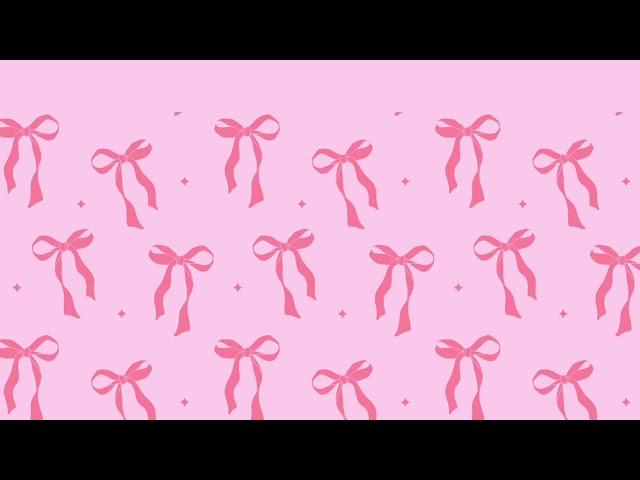 Pastel Pink Coquette Ribbons Aesthetic Background Wallpaper Screensaver