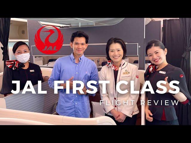 SPECTACULAR Japanese Omotenashi! | JAL First Class Flight & Lounge Review