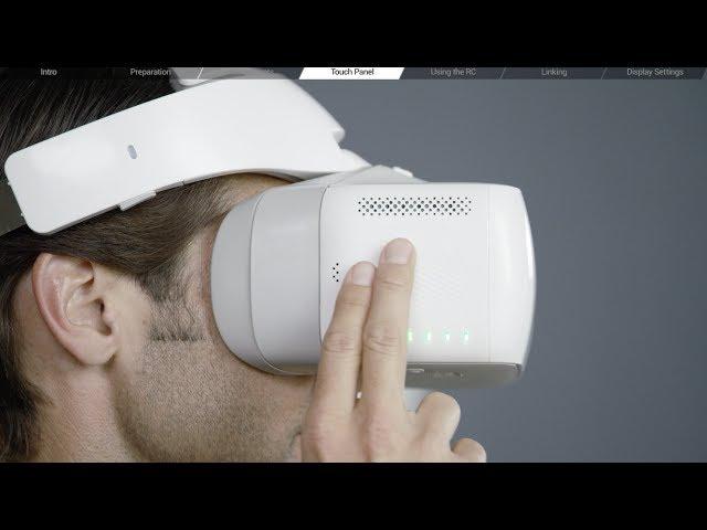 DJI Tutorials - Goggles - Preparing the Goggles