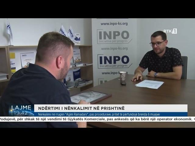 Nënkalimi në rrugën "Agim Ramadani", pas procedurave, pritet të përfundojë brenda 6 muajve