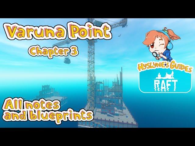 Raft - Varuna Point (all notes, caches and blueprints) - [Hyslyne's Guides]