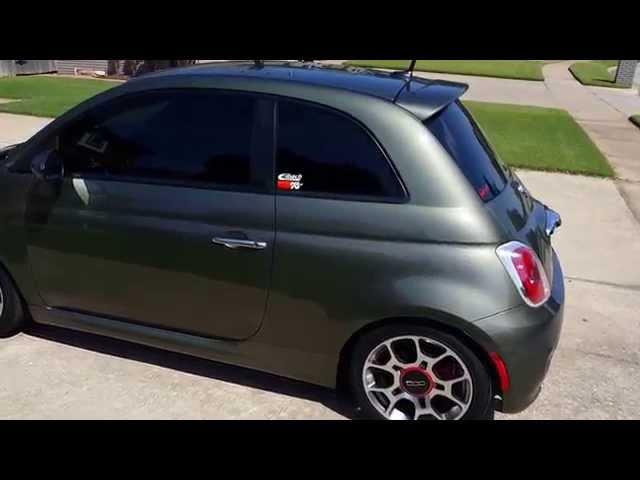 Fiat 500 Sport Straight Pipe