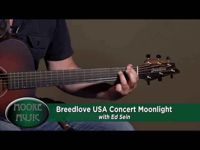 Demo of Breedlove USA Concert Moonlight Acoustic Guitar