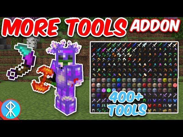 MORE TOOLS Addon | Bedrock/MCPE/Xbox Minecraft