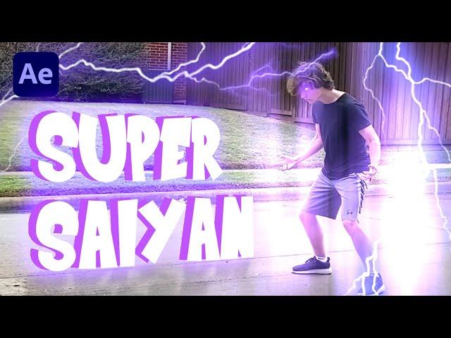 HOW TO GO SUPER SAIYAN (After Effects Tutorial)