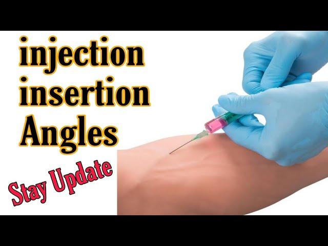 INJECTION ANGLES  || ROUTES OF INJECTIONS & ITS ANGLES || INTRAMUSCULAR, INTRAVENOUS, SUBCUTANEOUS