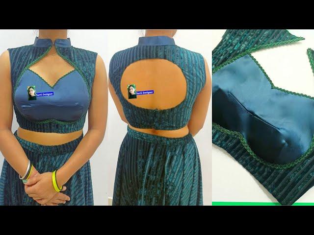 Designer Collar Blouse Cutting and Stitching | Trendy Collar Neck Designer Blouse | Collar Blouse