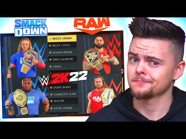 WWE DRAFT IN GM MODE!!! | WWE 2K22 MyGM PART 1