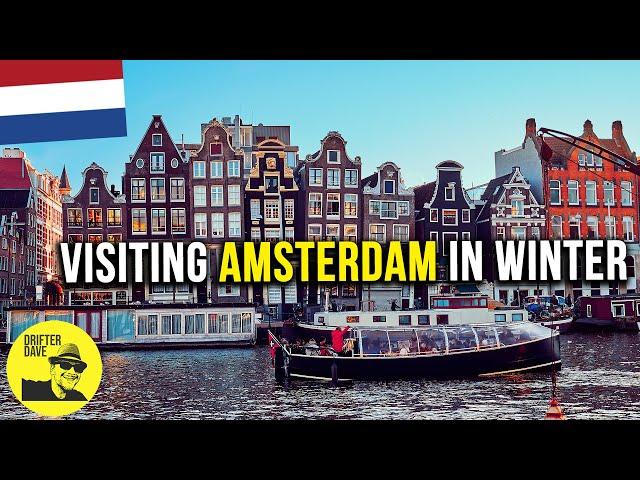 Winter layover in Amsterdam, Netherlands (Damrak walking tour, flower market, and canal cruise)