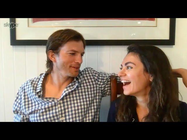 Ashton Kutcher and Mila Kunis FULL INTERVIEW on Kelly and Ryan show