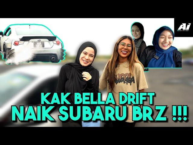 KAK BELLA DRIFT NAIK SUBARU BRZ !!! FARIDAH KAGUM DENGAN SKILL DRIFT KAK BELLA ...