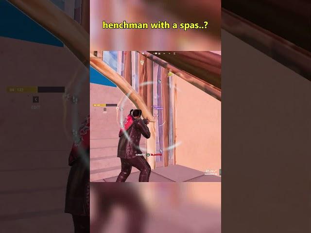 henchman with a spas....  #Fortnite #fortniteclips #fortnitefunny