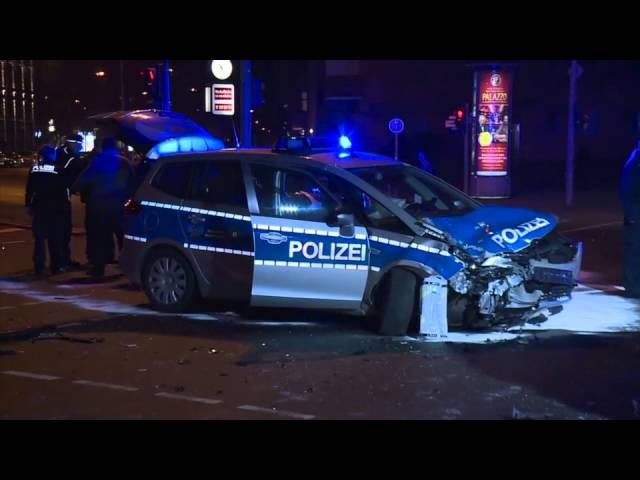 Unfall Polizeiwagen