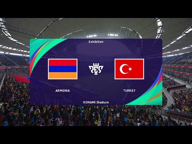 Armenia vs Turkey (25/03/2023) European Championship PES 2021