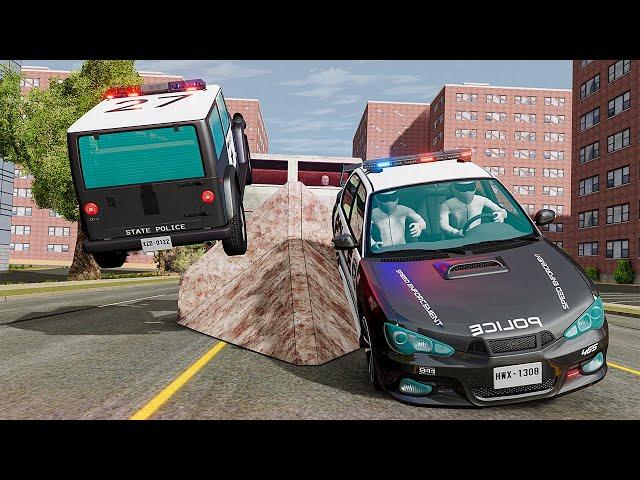 Police Car Chases #62 - BeamNG DRIVE | SmashChan