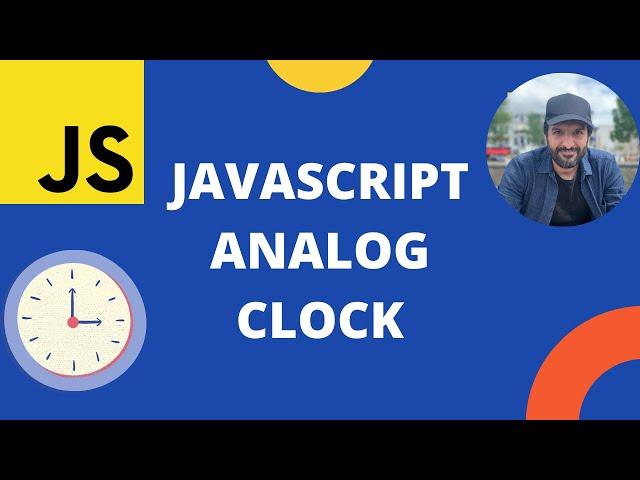 Javascript Analog Clock ! Beginner Javascript Project