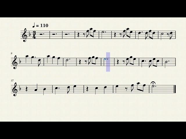 Flute Play Along - Married Life (from Up)