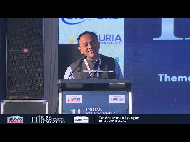 Dr Srinivasan Iyengar, Director, JBIMS Mumbai