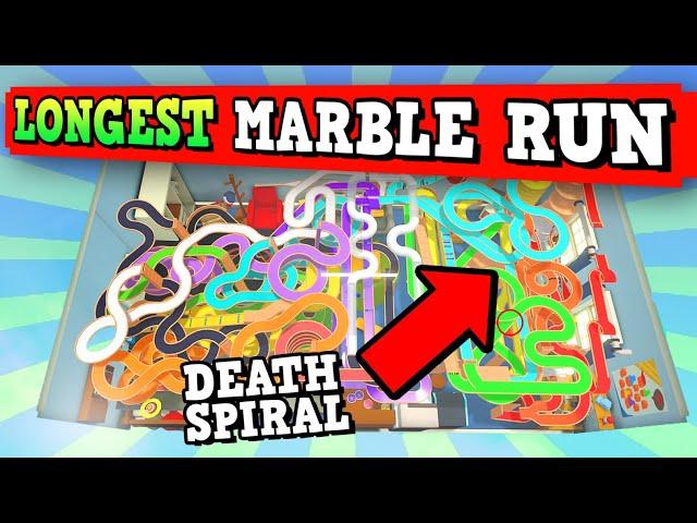 BUILDING A GIANT MARBLE MAZE TO EXPLOIT THE GAME - Marble World Is Perfectly Balanced