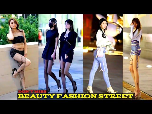 chinese girl street fashion|beautiful street fashion outfits style #chinastreetstyle#fashiontrends