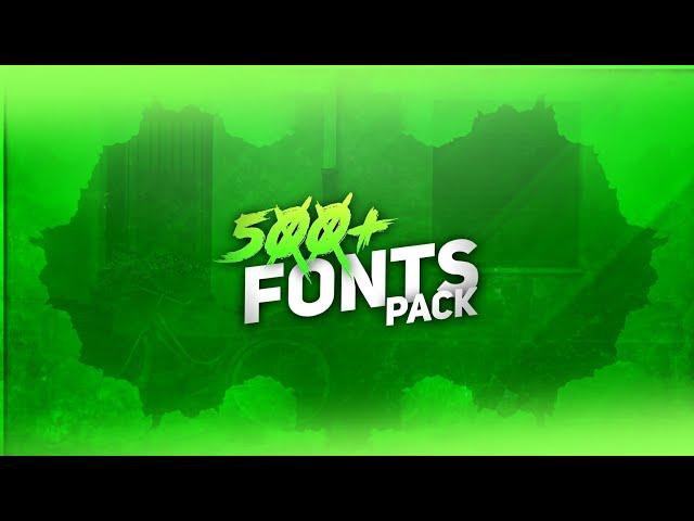 500+ fonts pack for pixellab | best for gfx designing |