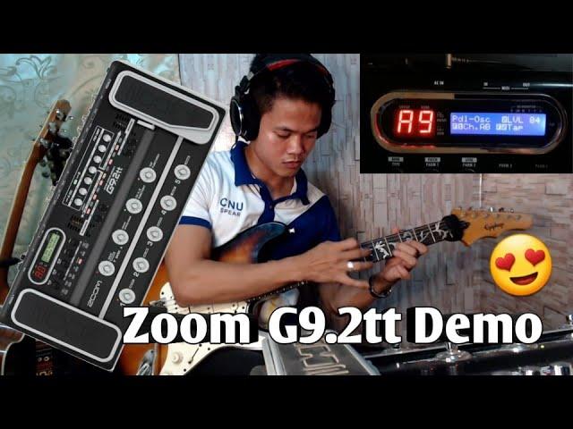 Zoom G9. 2tt Twin Tube Guitar Multi-Effects Pedal (Demonstration)
