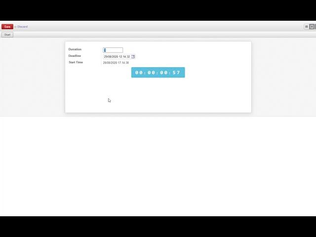 Countdown Timer - Time Counter Widget in Odoo using JavaScript | Learn OpenERP | Odoo