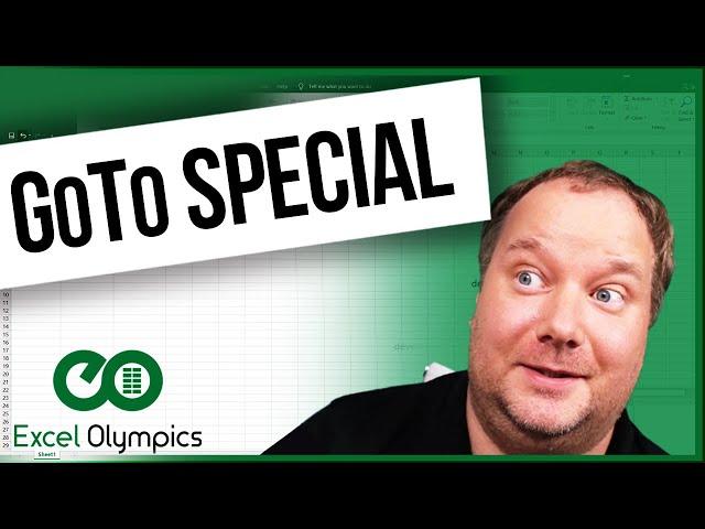 GoTo Special Command in Excel - Part 3 of the Hit The Ground Running in Excel Series