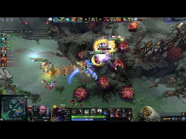 Yatoro Sven Rampage and immediately Good game well play Team Secret vs  Team Spirit - Dota 2 Ti10