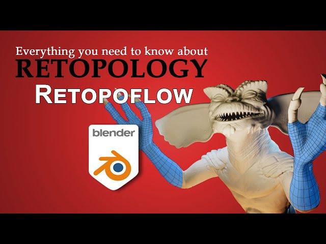 Retopology in Blender - Retopoflow Addon