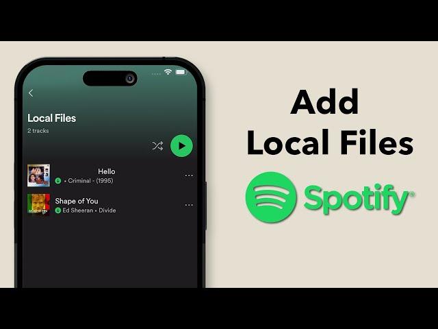 How to Add Local Files to Spotify?