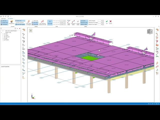 ProtaStructure'da Yükleme Editörü