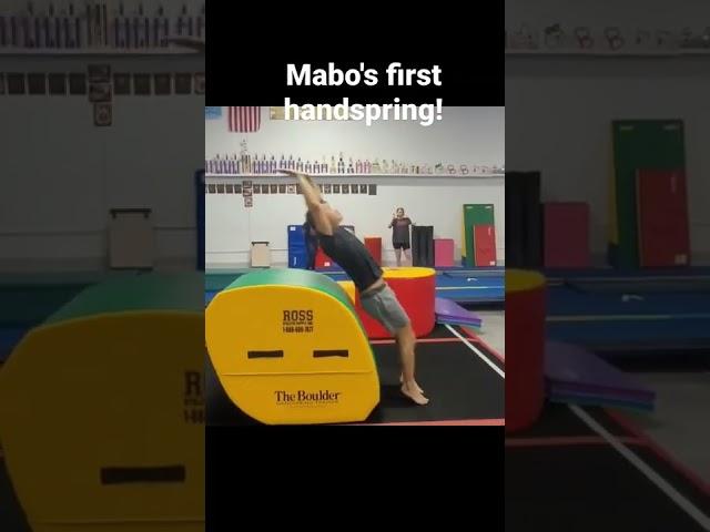 Mabo's first front handspring