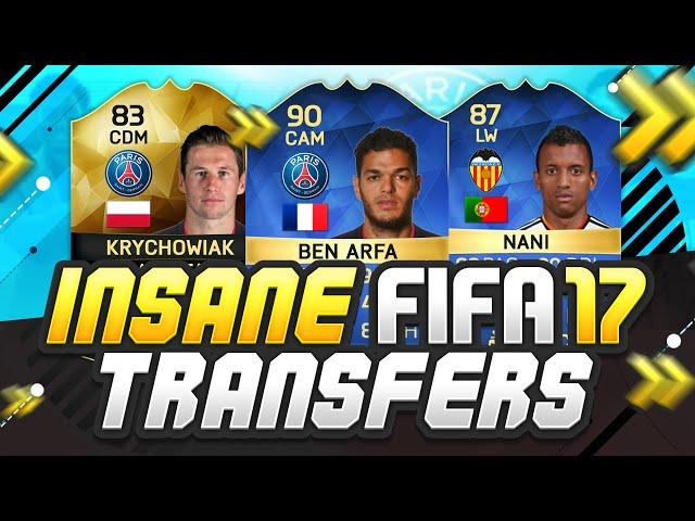 CRAZY FIFA 17 CONFIRMED TRANSFERS!