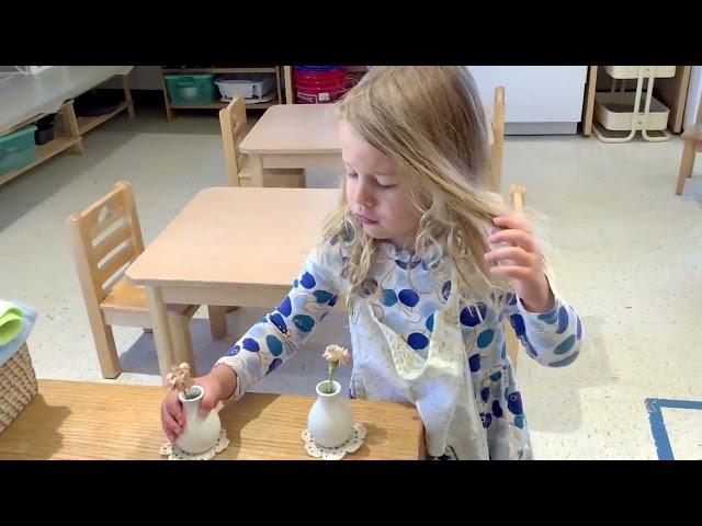 A Glimpse into a Montessori Toddler Classroom